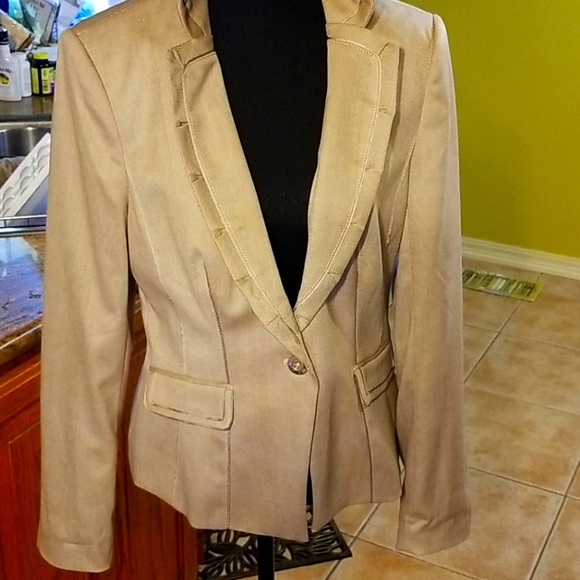 white / black Jackets & Blazers - Blazer